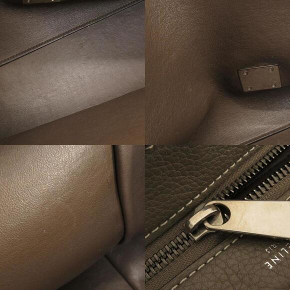 CELINE Gray Leather Tote Bag - Picture 5 of 11